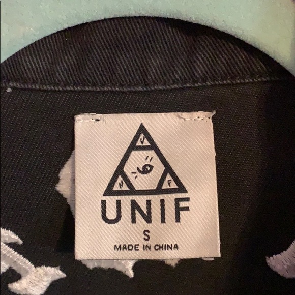 UNIF Im Way Ahead of You Embroidered Denim Jacket - Picture 2 of 5